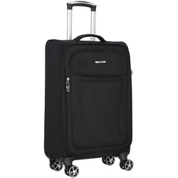 Nowi Edinburgh 4 Rollen Trolley 64 cm, Koffer, Schwarz