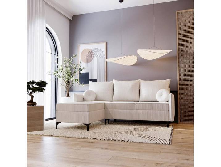 Compleo Ecksofa mit Schlaffunktion LEO Breite: 213 cm, Modern design