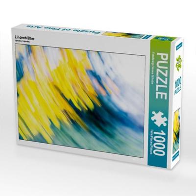 CALVENDO Puzzle Lindenblätter 1000 Teile Puzzle quer | 1000 Teile Lege-Größe 64 × 48 cm Foto-Puzzle für glückliche Stunden