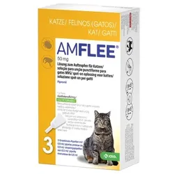 AMFLEE 50 mg Spot-on Lösung z.Auftropfen f.Katzen 3 St