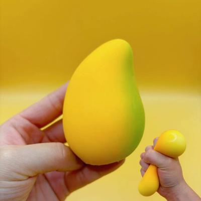 Quick Pick Pro Mango Slow Rebound Stress Relief Squishy Ball For Anxiety Focus & Sensory Play 1