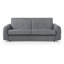 SCHLAFSOFA Pireus mit italienischem Gestell, 180x200, Dunkelgrau