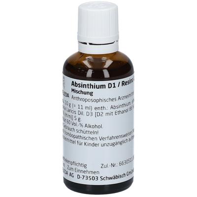 Absinthium D 1 Resina Laricis 3 aa Mischung 50 ml