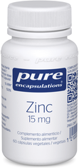 Pure Encapsulations Zinc 15 mg 60 cápsulas