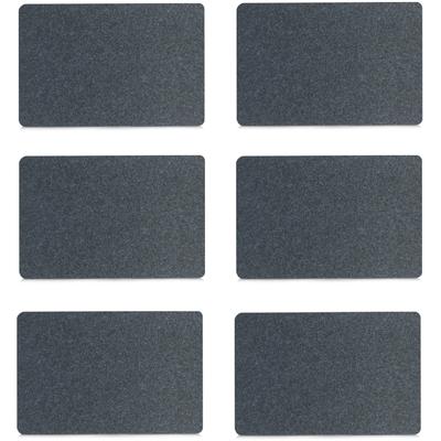 Platzset ZELLER PRESENT, grau (anthrazit), B:30cm L:45cm, Platzsets, hochwertige Filzmatte