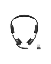 AfterShokz SHOKZ OpenMeet UC Headset offenes Ohr vertikal Bluetooth kabellos USB-A über Bluetooth-Adapter Schwarz Zoom-zertifiziert (C610-AA-BK-EU-000)