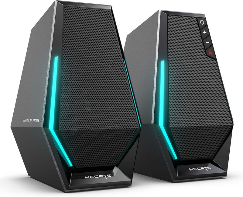 Edifier Hecate G1500 Gaming Computerluidsprekers met RGB, Bluetooth 5.3 en USB, zwart