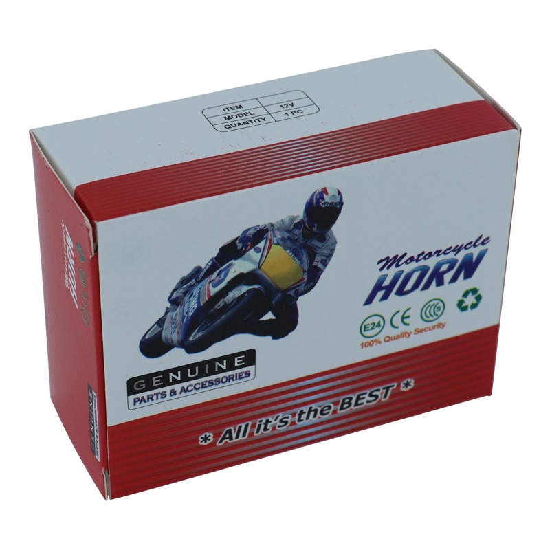 1Tek Origine Klaxon noir 12V pour Peugeot 50 Kisbee