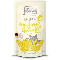 MjAMjAM – Wellness 125g MjAMjAM Katze 12x125g Wellness Knochen und Gelenke Rind