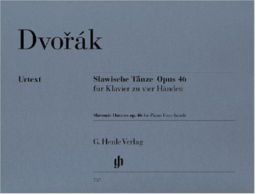 Antonin Dvorak - Slawische Tänze op. 46. Klavier zu 4 Händen - Preis vom 09.10.2026 07:28:09 h