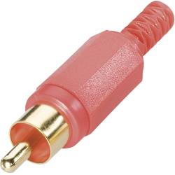 BKL Electronic 0104002/T Cinch-Steckverbinder Stecker, gerade Polzahl: 2 Rot 1 St.