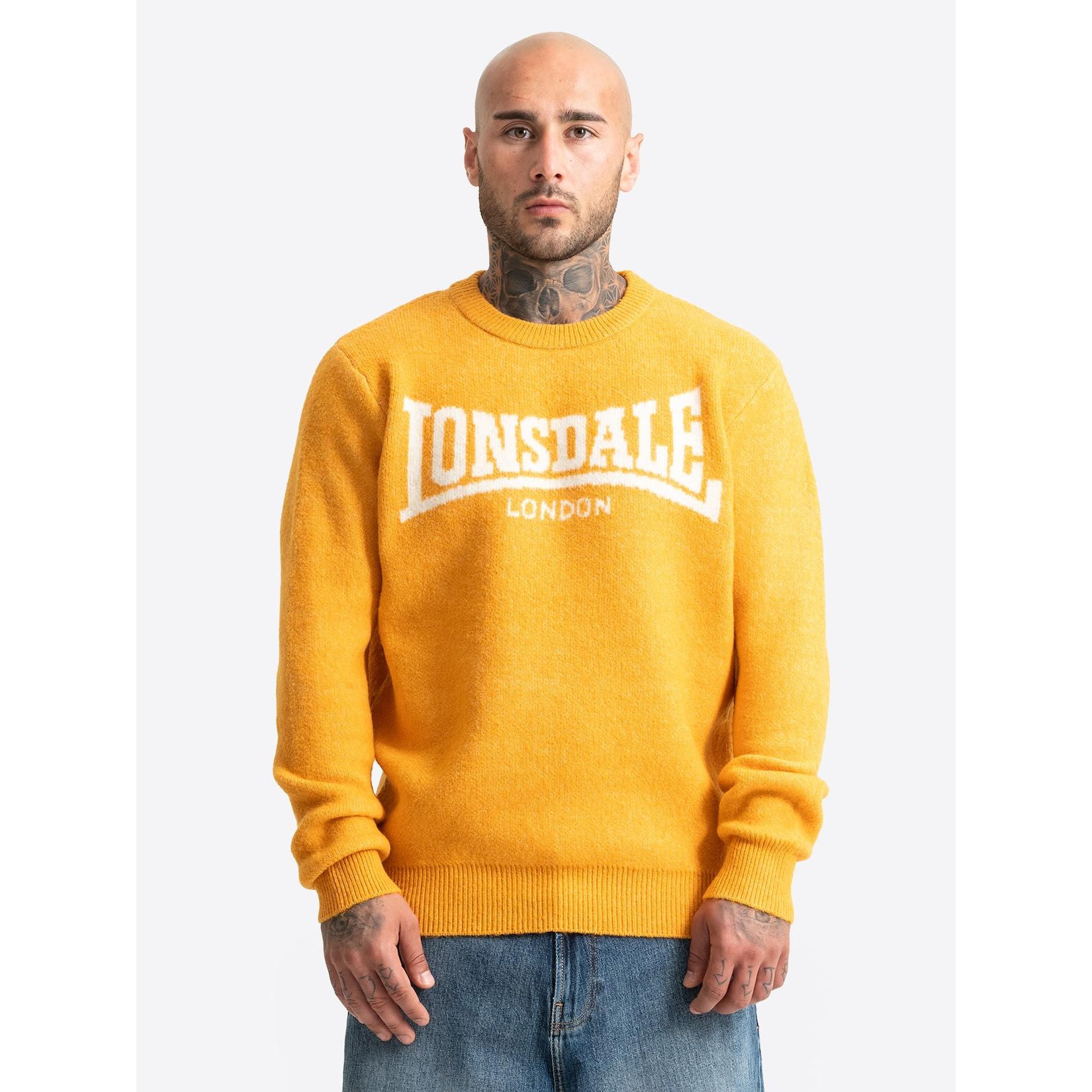 Lonsdale Herren gestrickter Pullover normale Passform BRIMSDOWN