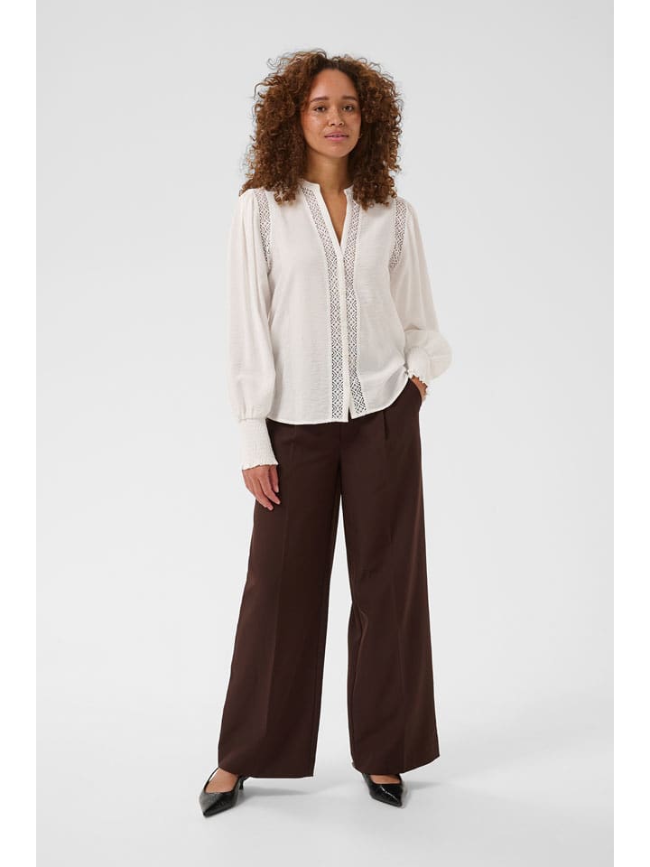 Kaffe Bluse in Creme - 44