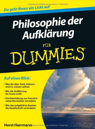 Horst Herrmann - Philosophie der Aufklärung für Dummies (Fur Dummies) - Preis vom 19.10.2026 19:33:35 h