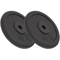 vidaXL, Hantelscheiben, (2 x 10 kg)