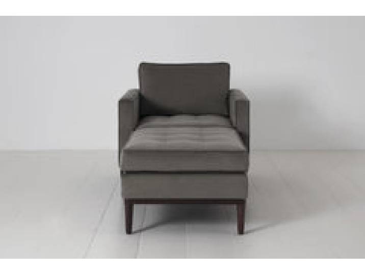 Chaiselongue Model 02, Elefantengrau