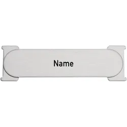 Namensschild RSA1 ALU mit Gravur