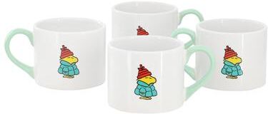 Peanuts Set of 4, 19 Ounce Stackable Stoneware Mug Set