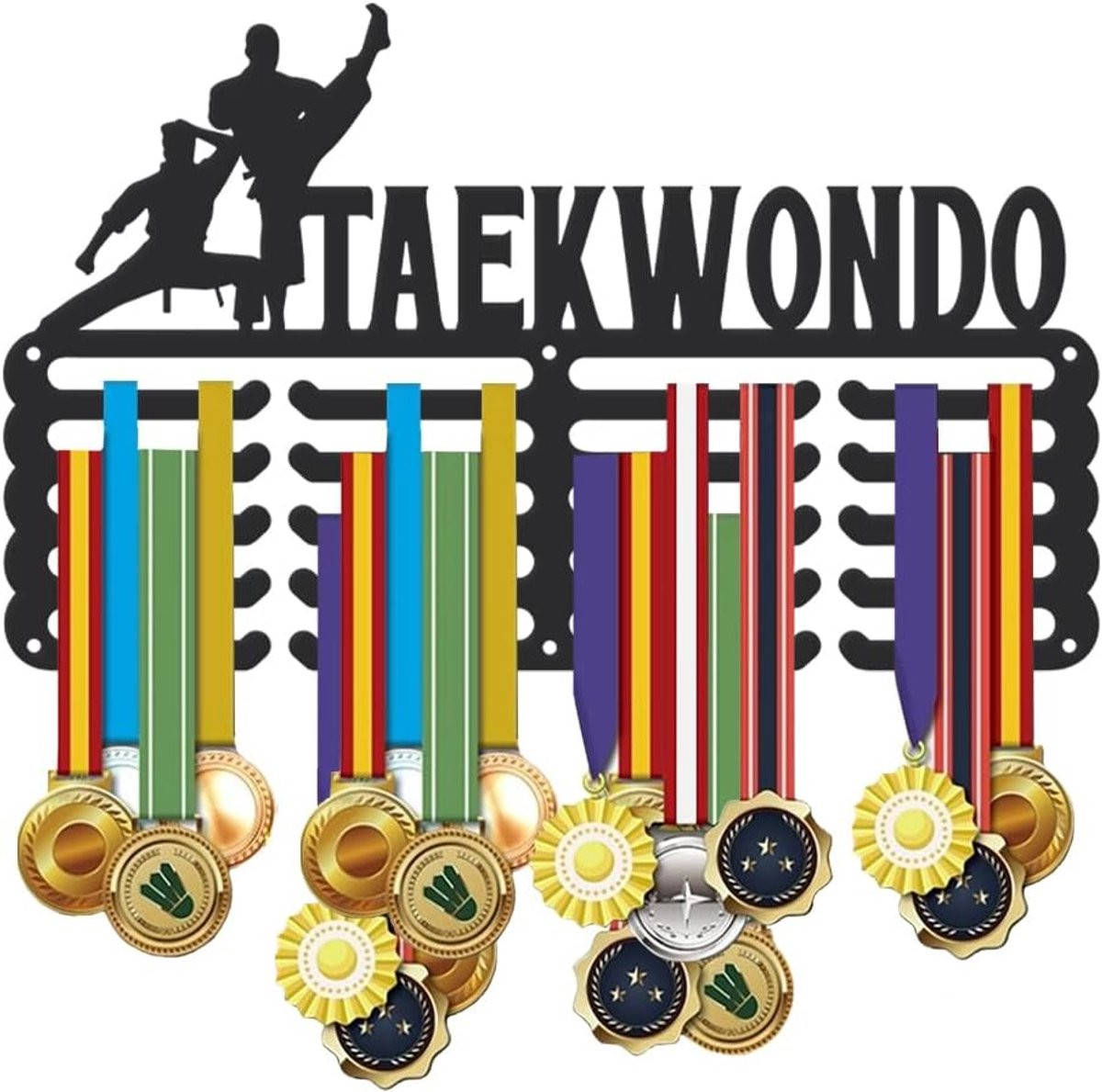 Taekwondo Medaille Hanger Metalen Houder - Muur Montagesysteem voor Medailles en Sport Awards