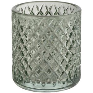 Wenko Zahnputzbecher Atessa, mintgrün, aus Glas, 7,5 x 10 cm, 250 ml