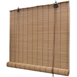 vidaXL Bambusrollo 100x220 cm Braun