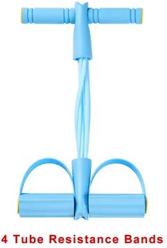 Smart Shopping Spot 4 Level Resistance Bands Ab Roller Band With Non Slip Handles For Home Workout & Core Training blue