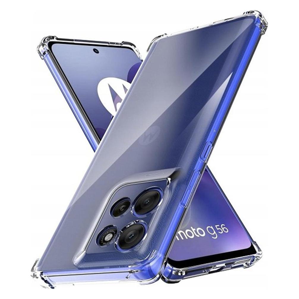 Techsuit - Shockproof Clear Silicone - Motorola Moto G56 - Clear (Motorola Moto G56) (59748978)