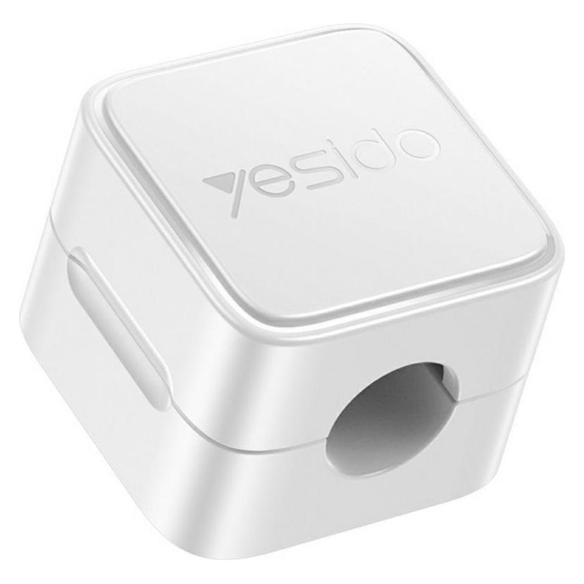 Yesido - (4 pack) Cable Organizer (C216WH) - Magnetic Clips, Strong Adhesive, Mini Design - White (57385947)