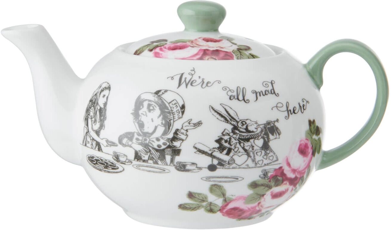 Mikasa V&A; Alice In Wonderland Bone China Mini Teapot
