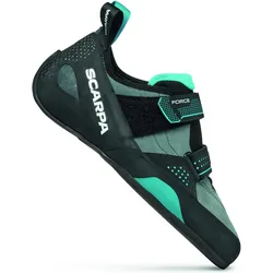 Scarpa, Herren, Kletterschuhe, Force Kletterschuh (43.5), Grün, Grau