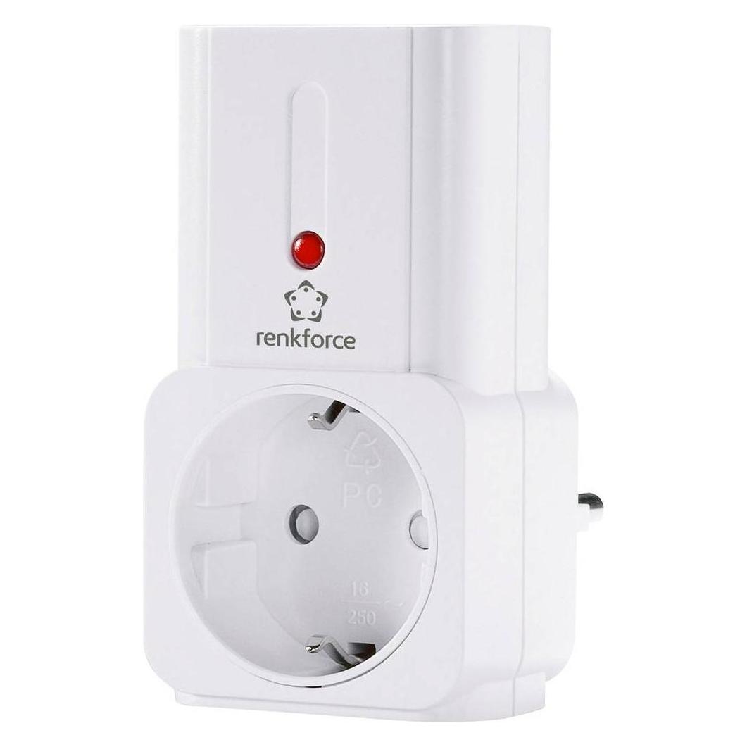 Renkforce Funk-Schalter-Set Zwischenstecker 4teilig Reichweite max. (im Freifeld) 30 m Einsatzort Innenbereich (1208454)