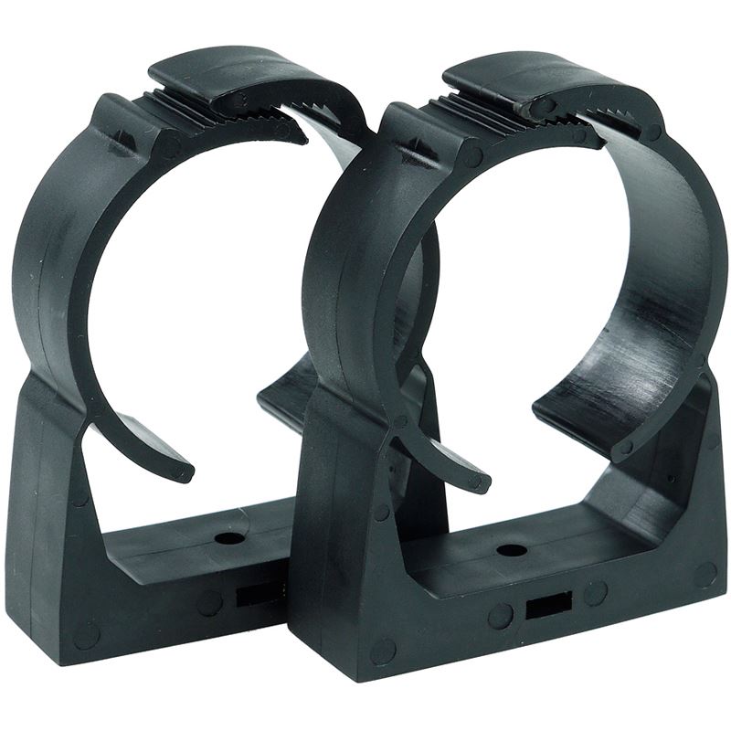 Alphacool AGB Universal Halterung Clip-On 50mm - Schwarz 2 Stück
