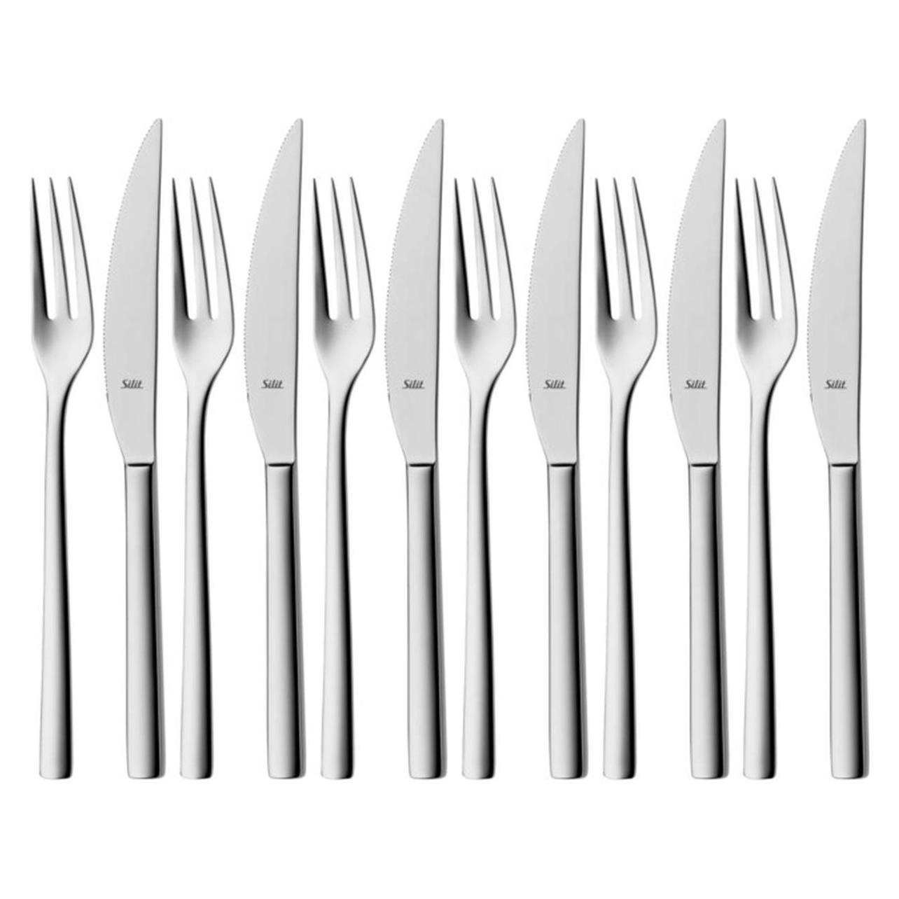 Silit Trend Steakbesteck-Set 12-teilig (12 Stk., Besteck Set) (2145306214)