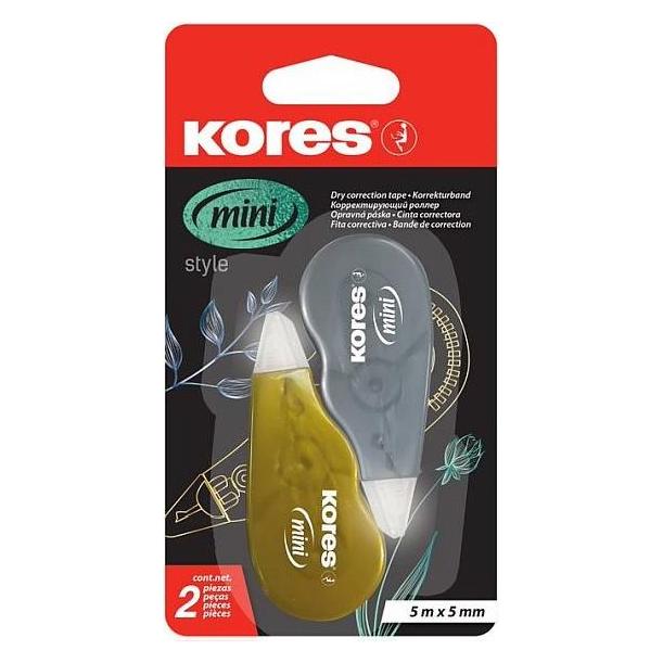 Kores Einweg-Korrekturroller Mini Metallic Style (KR84122)