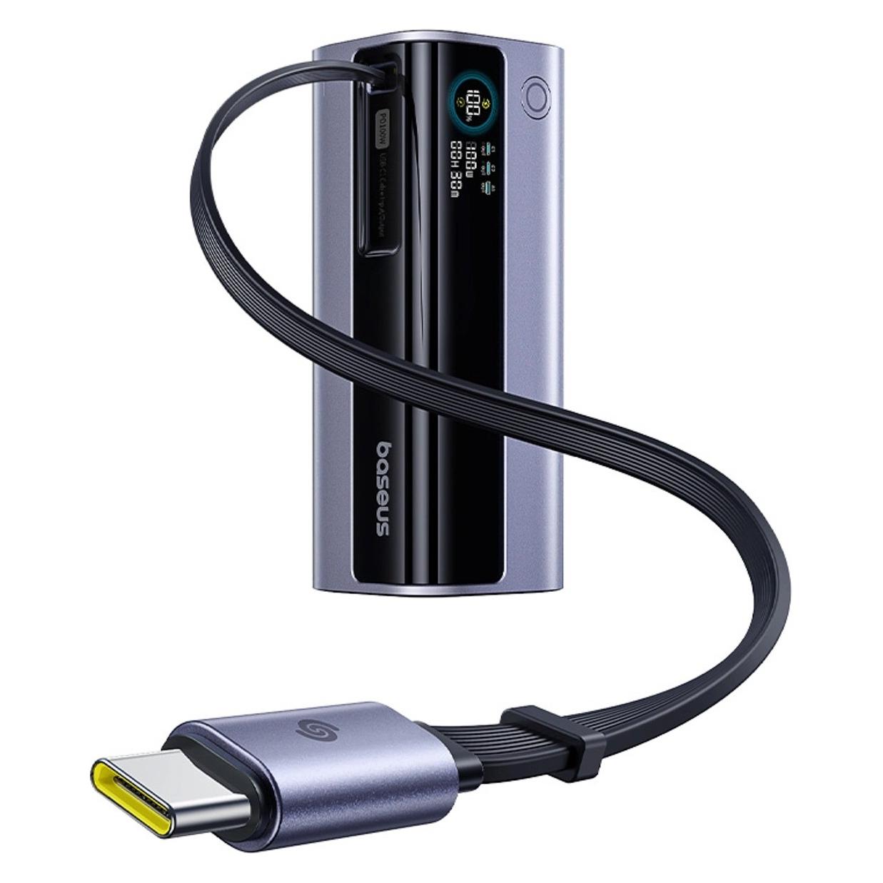 Baseus EnerGeek GR11 10000 mAh 100W szary (10000 mAh, 100 W) (E0027A01)