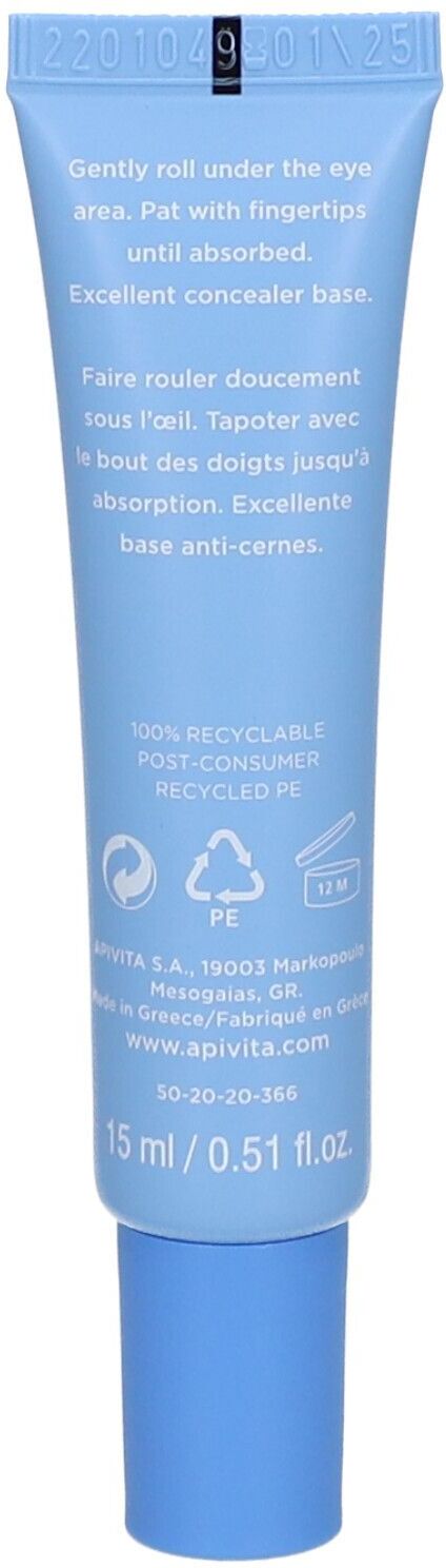 Apivita Aqua Beelicious Cooling Hydrating Eye Gel Flowers & Honey 15 ml Tagescreme