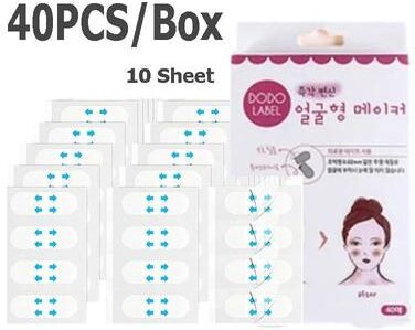 Uplifted Finds V Lift Face Tape Slim Patch Invisible Adhesive Sticker 80 PCS 40 Pcs