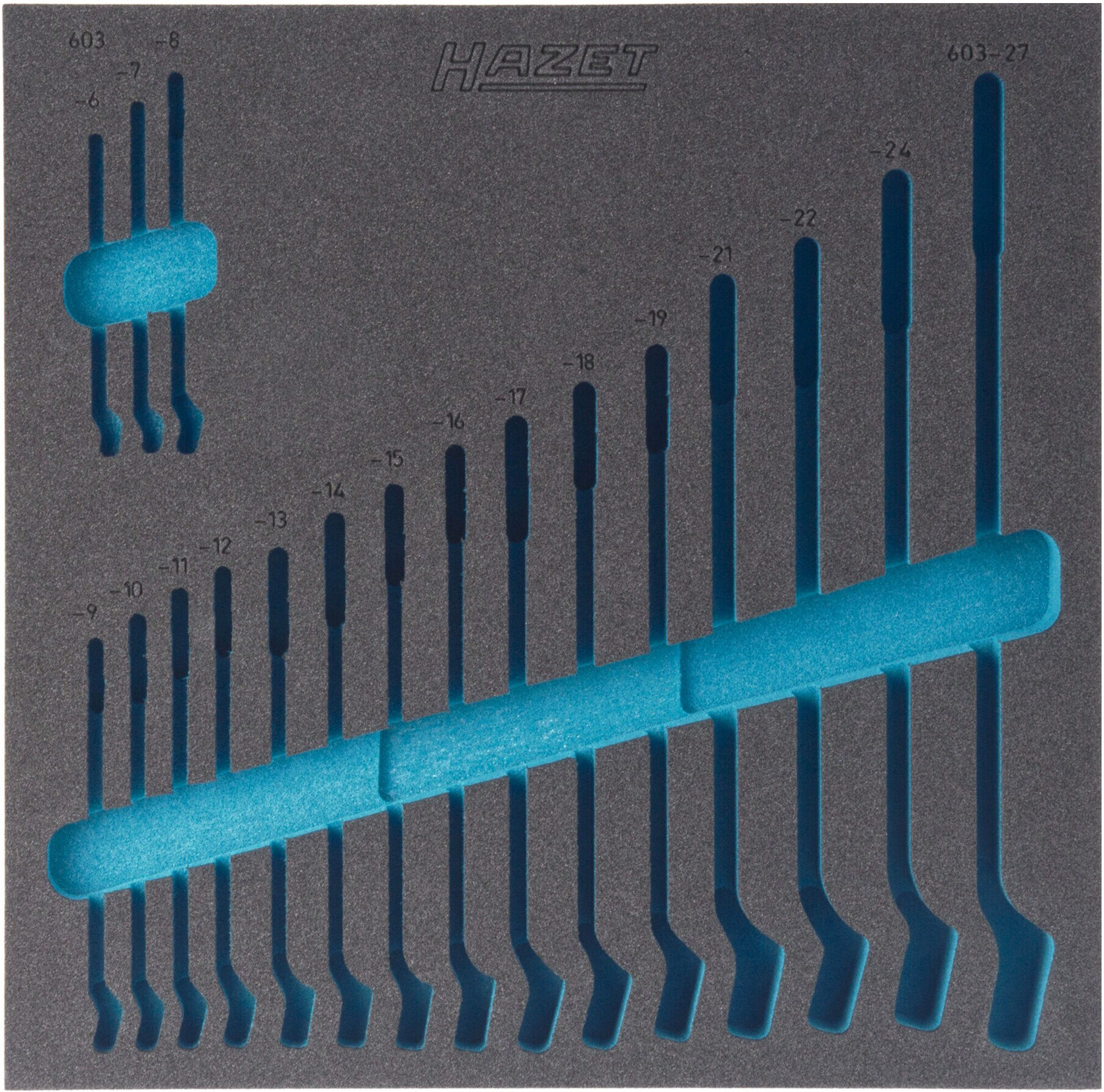 HAZET 2K-Weichschaum-Einlage 163-99L)