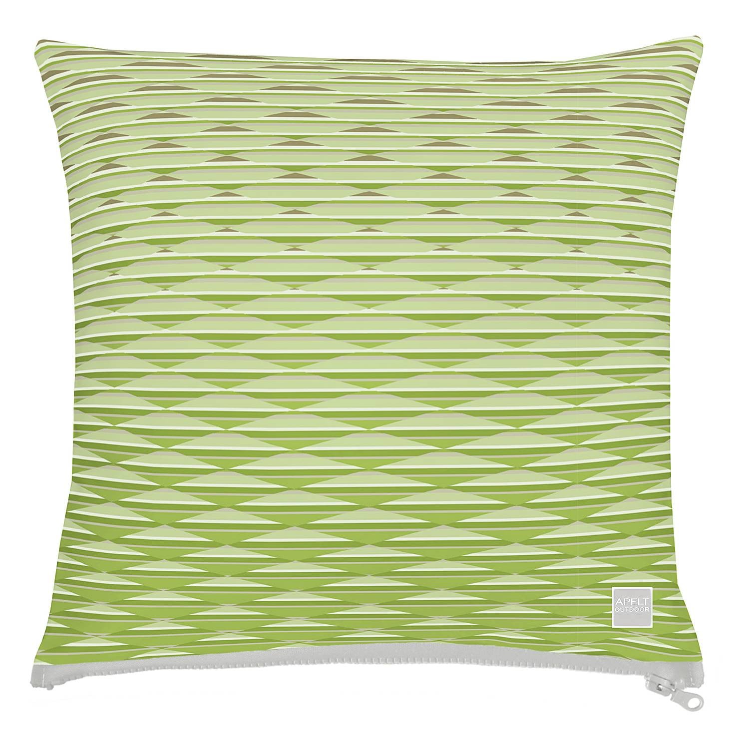 home24 Sierkussen 3909 groen/appelgroen, 39 x 39 cm, 100% polyacryl