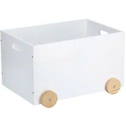 Zeller Present Kinder-Spielzeugkiste m.Rollen - B/H/T ca. 36.00x30.00x50.00