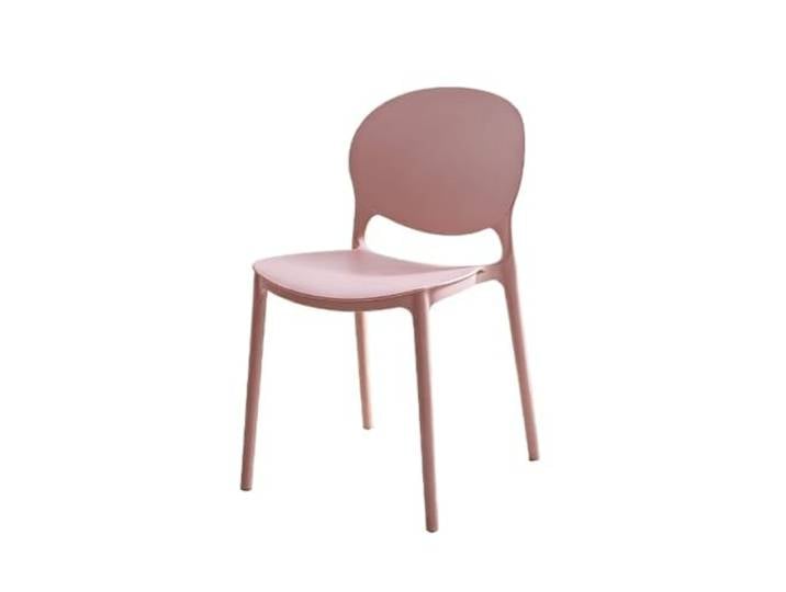 XXAD553TY Ergonomischer Stuhl, Kunststoffstuhl, geeignet for Büroarbeitszimmer Kleiderschrank(Pink)