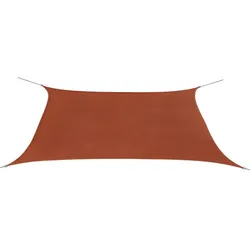 Helloshop26 - Rechteckiges Oxford-Stoff-Sonnensegel Sonnenschirm 2 x 4 m ockerbraun 02_0008662