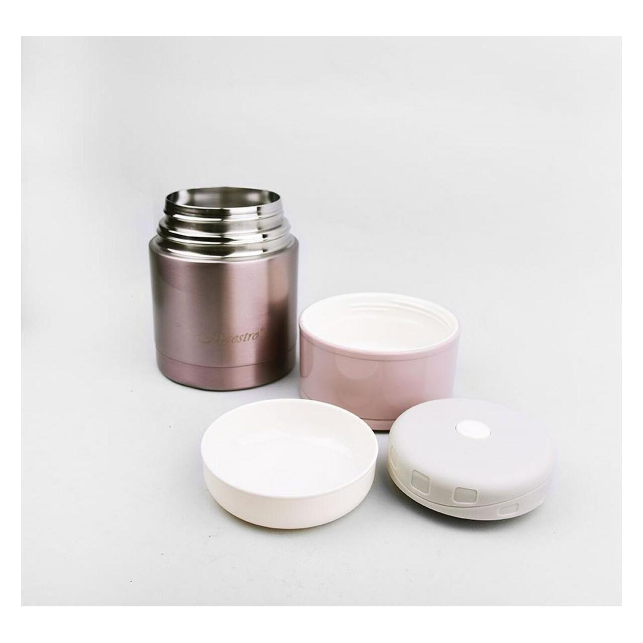Maestro Dinner-Thermoskanne MR-1636-60 600 ml, rosa (0.60 l) (MR-1636-60)