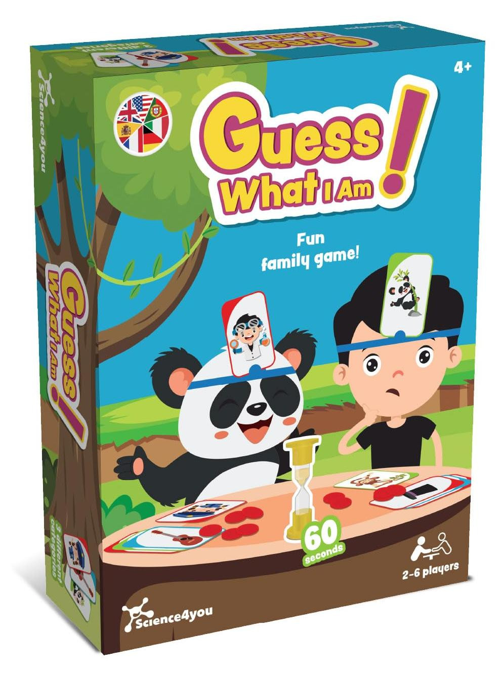 Science4you Wie ben ik? spel voor kinderen met hoofdbanden
