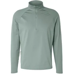 Tchibo - Thermo-Sportshirt »Half Zip« - Herren - Gr. S - grün