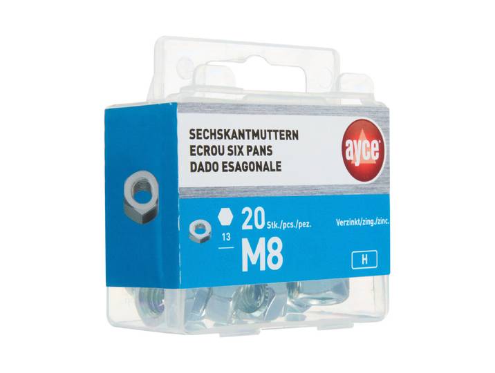 Ayce Sechskant-Mutter M8