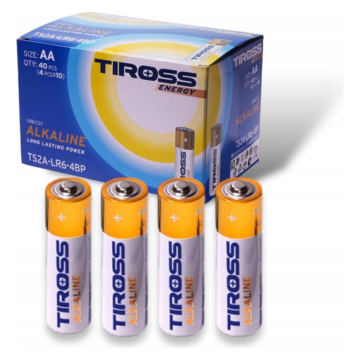 Tiross Alkaische Batterien Lr6 4 Stk. (4 Stk., AA) (aw_967349)