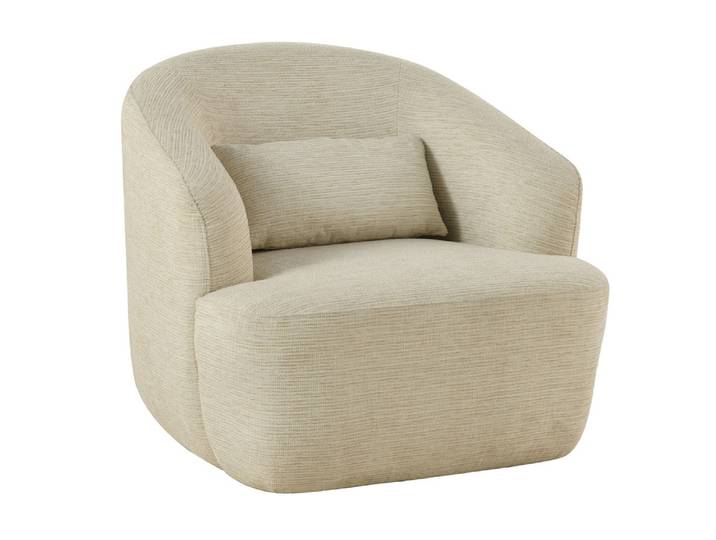 Fauteuil rotatif Dora Beige - Basika
