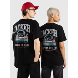 Jacker X Blue Tomato Go Skate T-Shirt black Gr. S