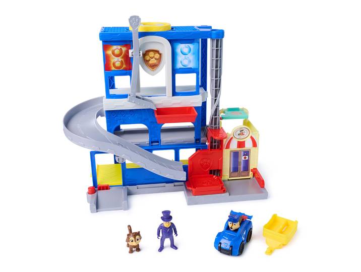 PLAYSET POSTE DE POLICE PUP SQUAD SEARCH & RESCUE La Pat' Patrouille